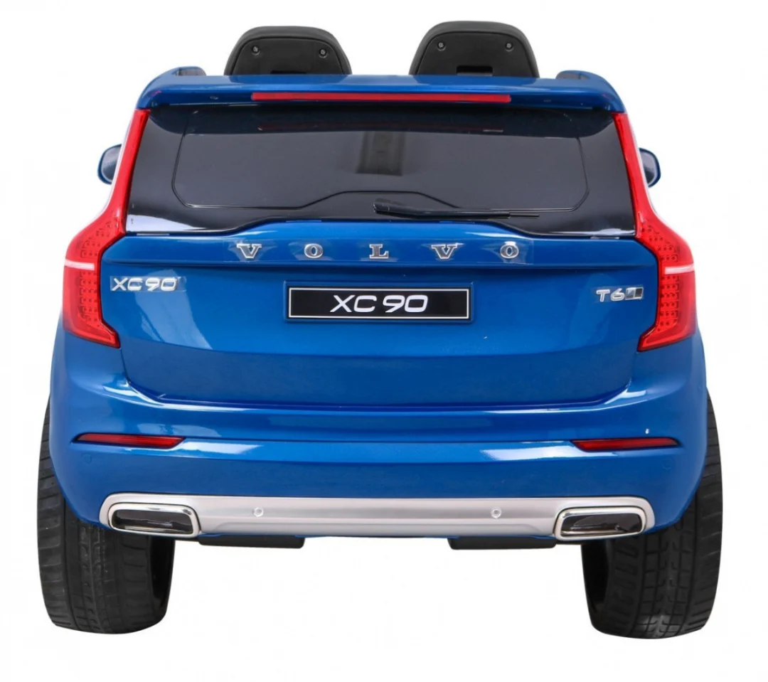 Volvo XC90 Dječji SUV na baterije - plava boja + daljinski upravljač + nosač prtljage_6