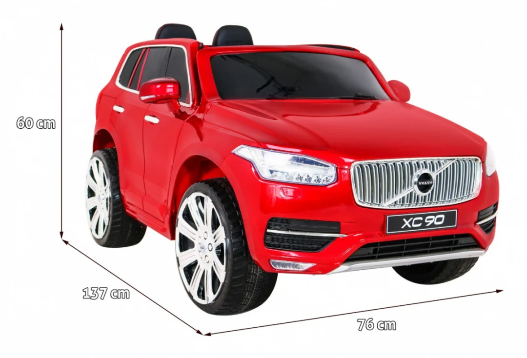 Volvo XC90 SUV na akumulator, crveni (13546)_2