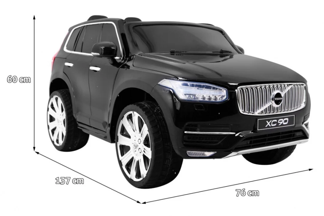 Volvo XC90 SUV na akumulator s RC, crni_2