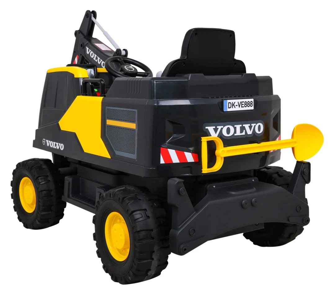 Volvo bager na akumulator žuti + 2 bazena i 150 lopti_4
