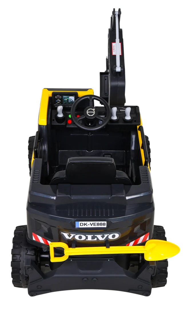 Volvo bager na akumulator žuti + 2 bazena i 150 lopti_5