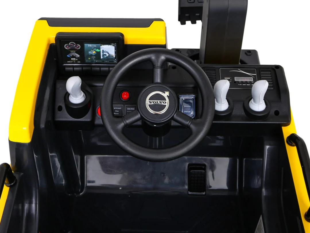 Volvo bager na akumulator žuti + 2 bazena i 150 lopti_6