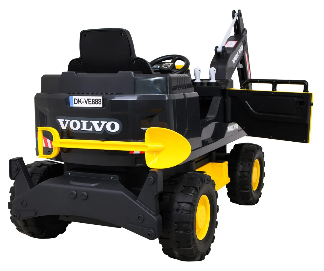 Volvo bager na akumulator žuti + 2 bazena i 150 lopti_7