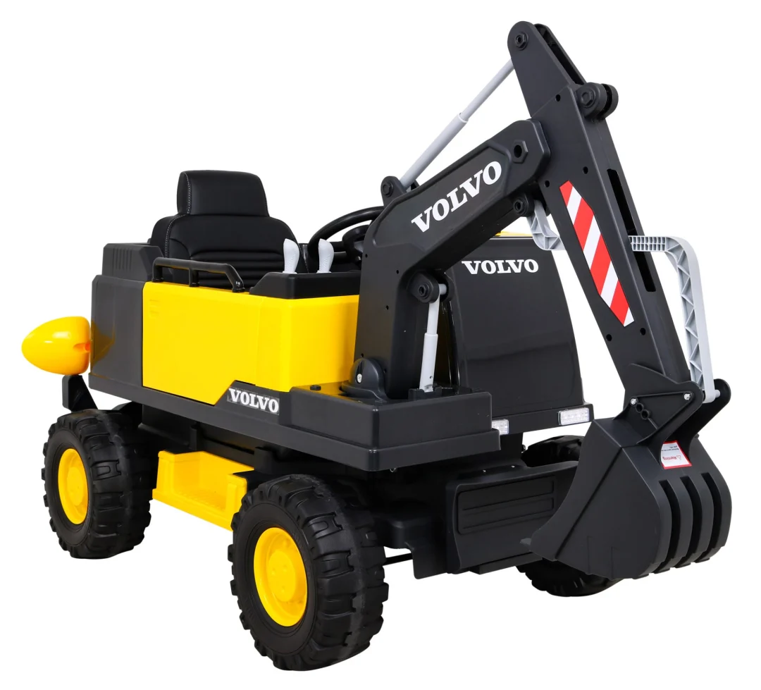 Volvo bager na akumulator žuti + 2 bazena i 150 lopti_8