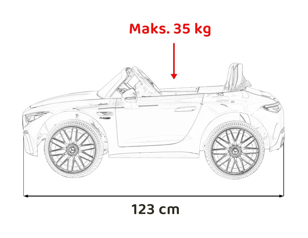Vozilo Mercedes Benz AMG SL63 Bijela_3
