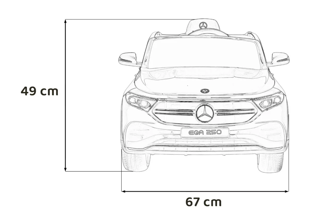 Vozilo Mercedes Benz EQA 250 Crno_4