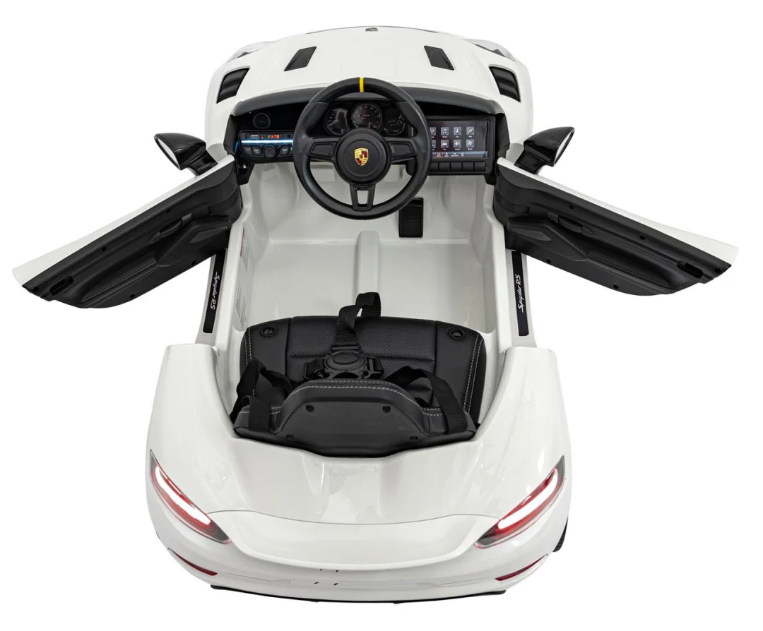 Vozilo Porsche Spyder RS 718 Bijeli sportski automobil, bijela_10