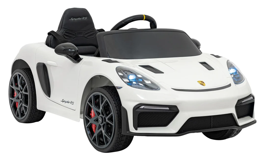 Vozilo Porsche Spyder RS 718 Bijeli sportski automobil, bijela_5