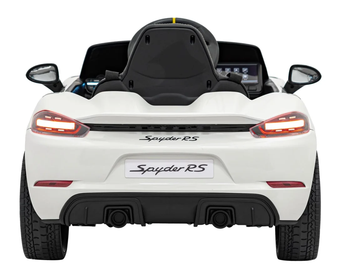 Vozilo Porsche Spyder RS 718 Bijeli sportski automobil, bijela_8