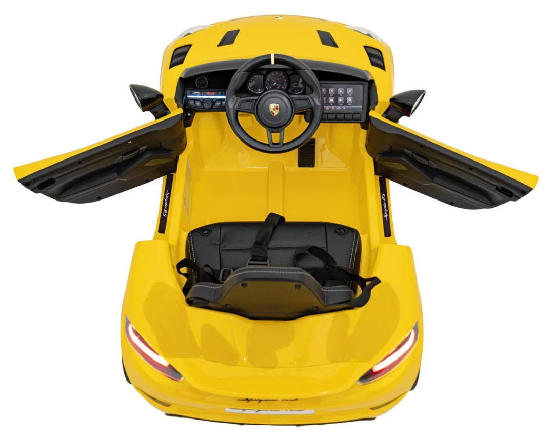 Vozilo Porsche Spyder RS 718 Žuti sportski automobil, žuta_10