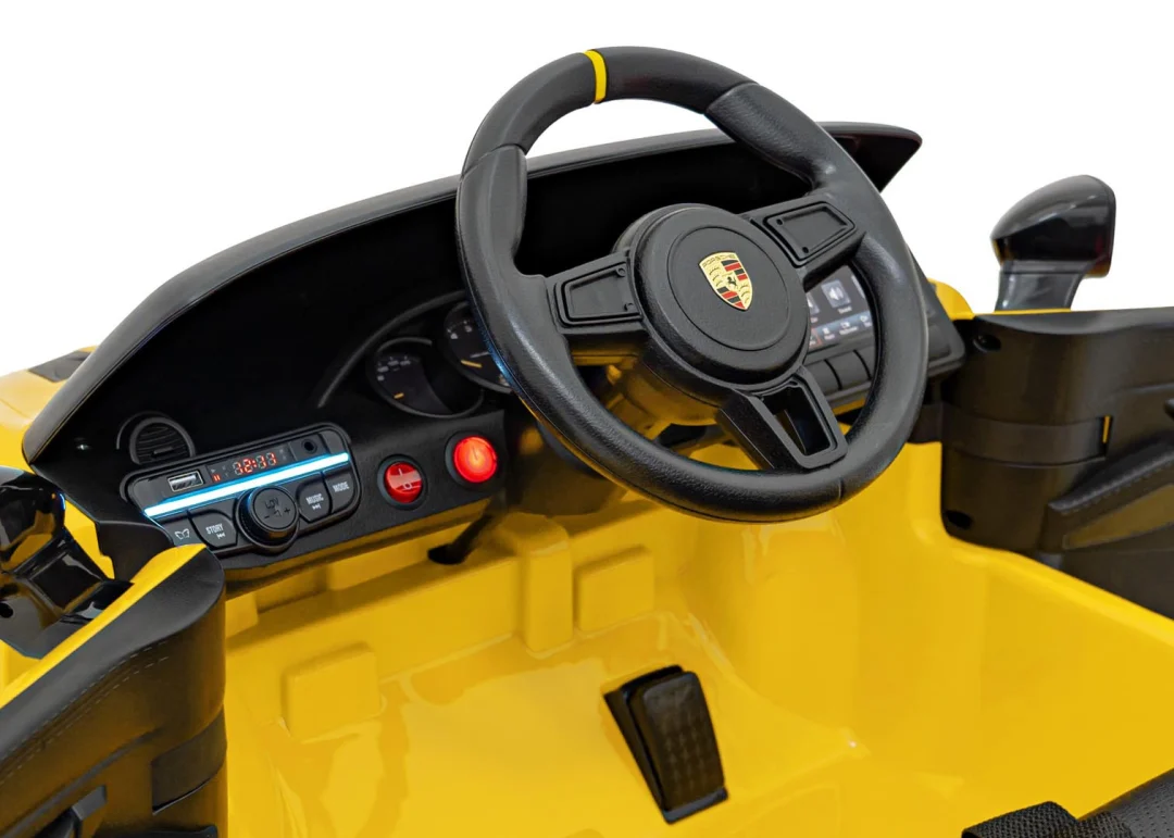 Vozilo Porsche Spyder RS 718 Žuti sportski automobil, žuta_12