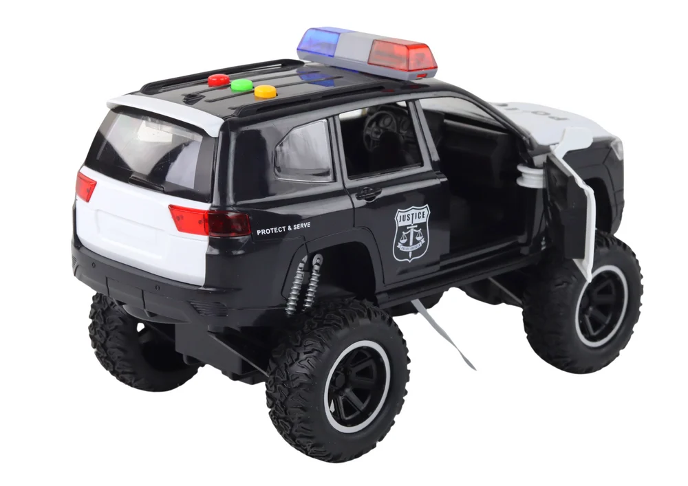 Vožnja Offroad Raptor Policija Crno Otvaranje Vrata Zvučno Svjetlo_3