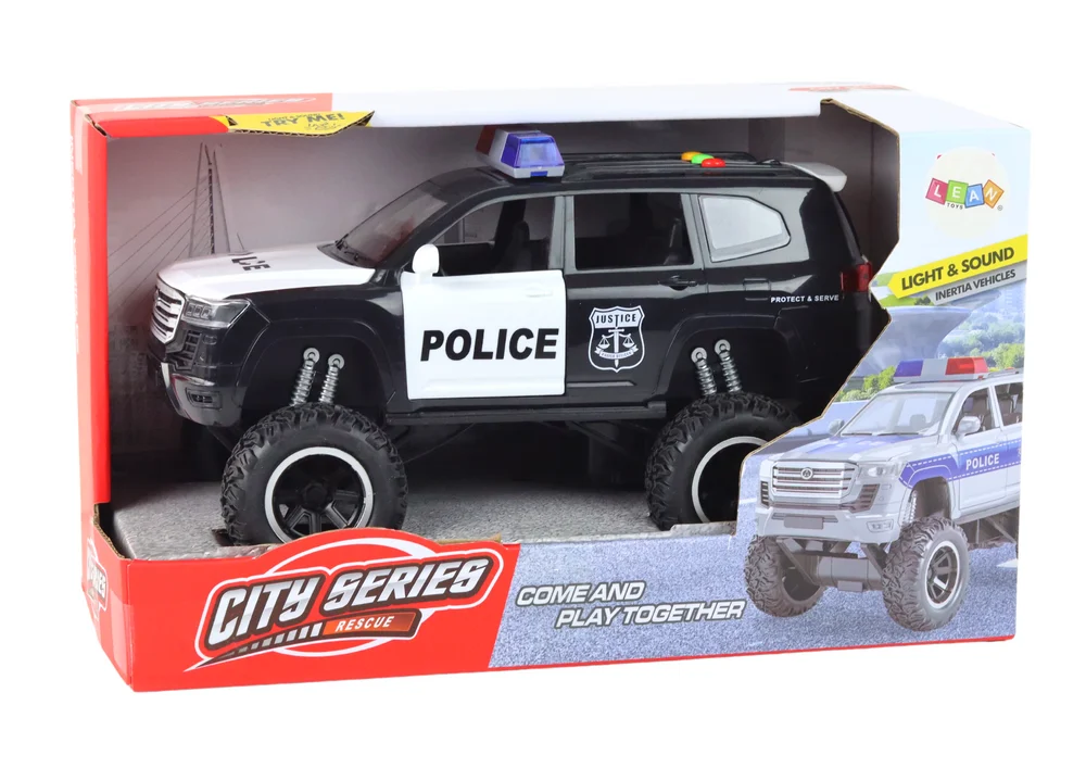 Vožnja Offroad Raptor Policija Crno Otvaranje Vrata Zvučno Svjetlo_4