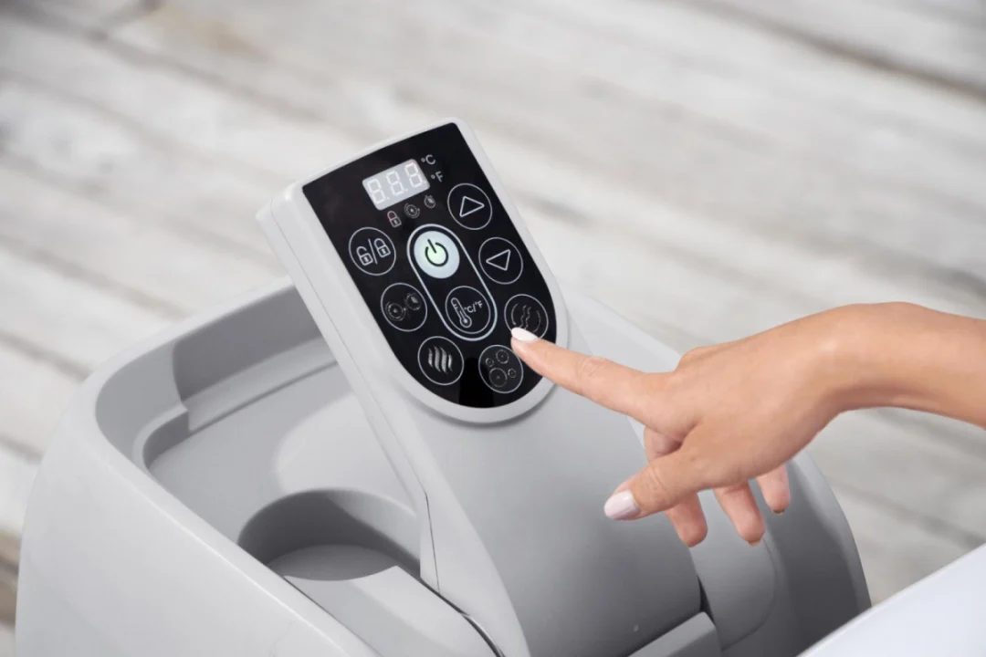 Vrtna hidromasažna kada Hawaii Lay-Z-Spa AirJet BESTWAY za 6 osoba + filter + navlaka + ChemConnect_9