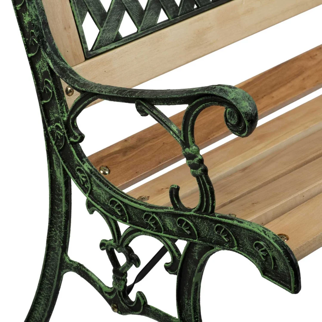 Vrtna klupa s naslonom 124 x 74 x 43 cm Sofa Fusio_5