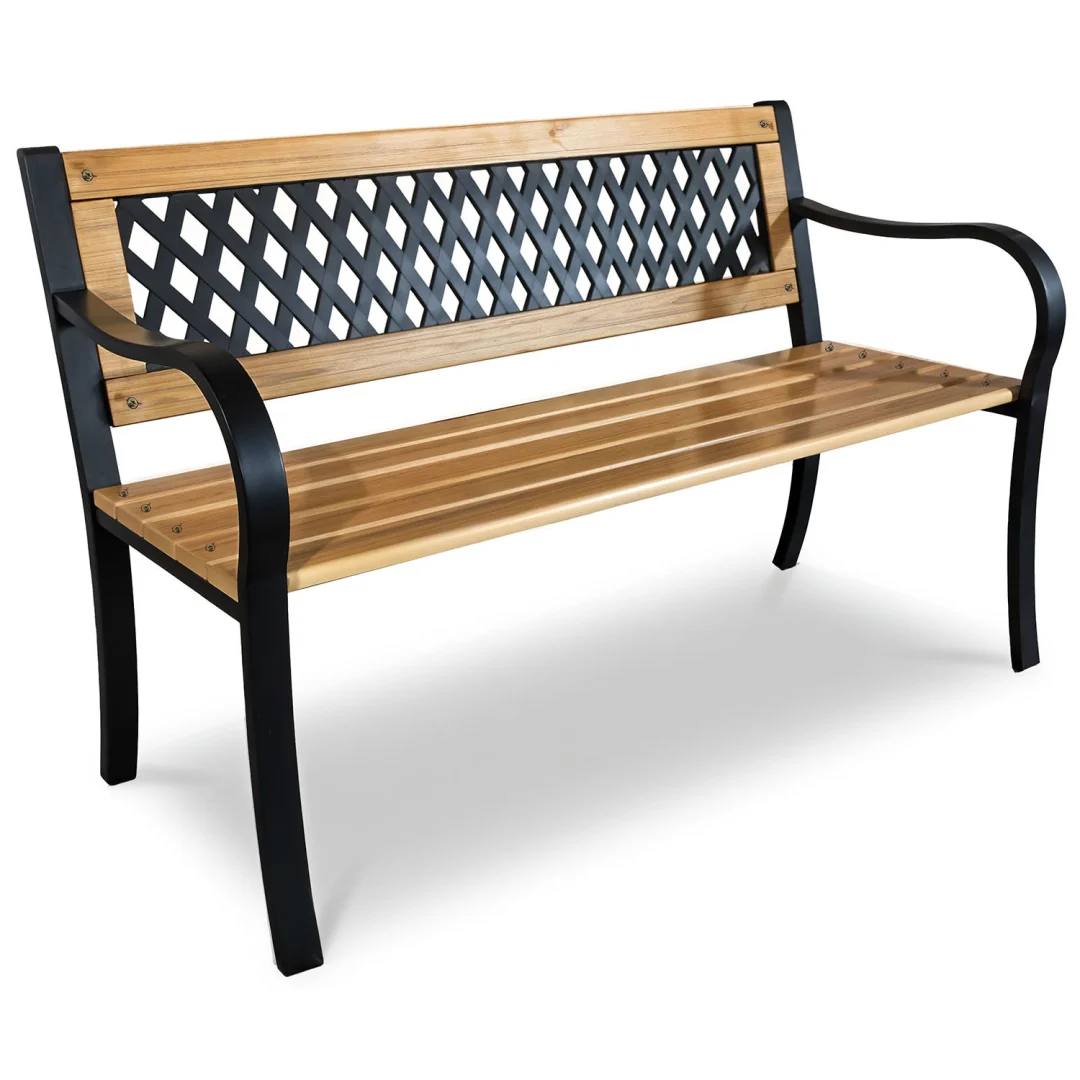 Vrtna klupa s naslonom 125 x 77 x 49 cm Elion Sofa_2