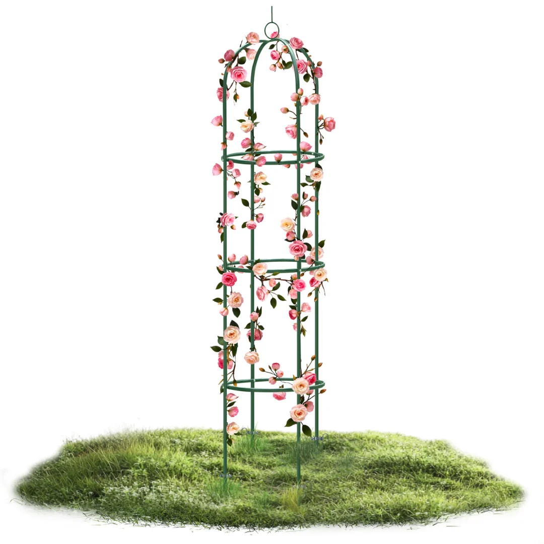 Vrtna pergola stup 200 cm Plonos PL-992, crvena_10