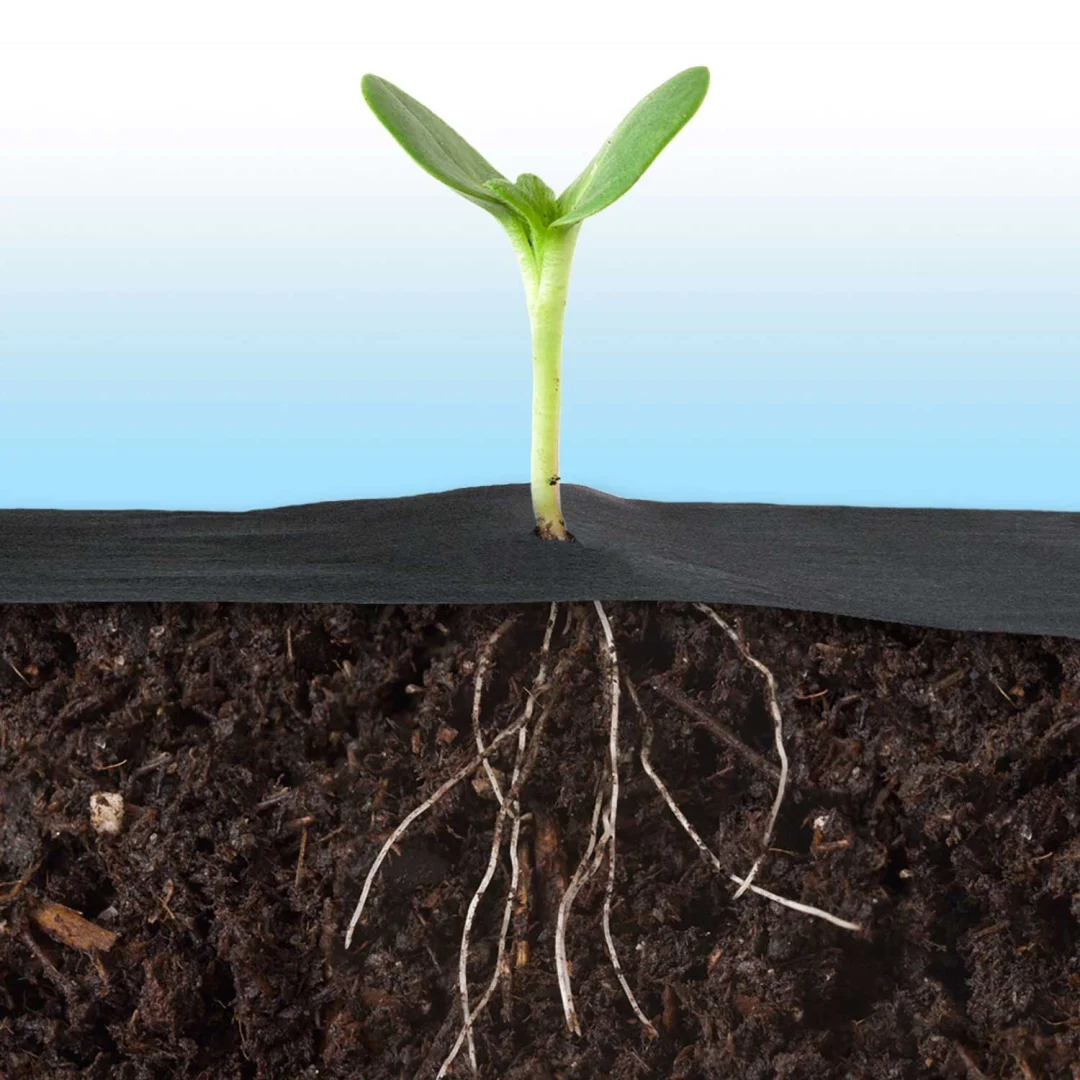 Vrtni agrotekstil 1 m x 50 m + 50 Plonos iglica - crni_8