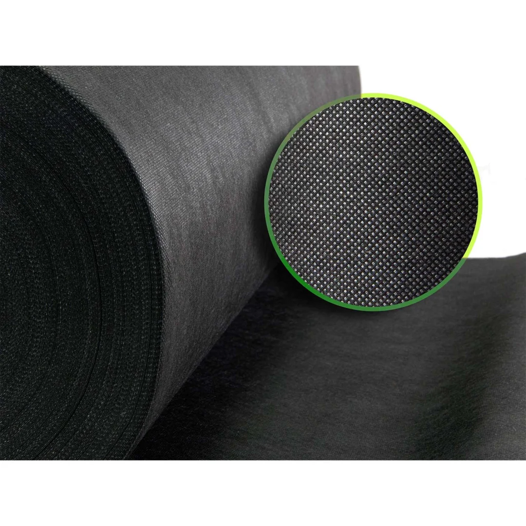 Vrtni agrotekstil 1,6 m x 100 m 90 g/m2 + 100 Plonos iglica (netkani) - crni_6