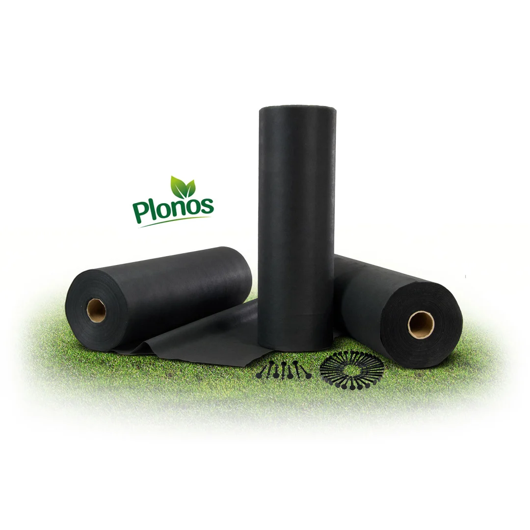 Vrtni agrotekstil 1,6 m x 100 m 90 g/m2 + 100 Plonos iglica (netkani) - crni_9