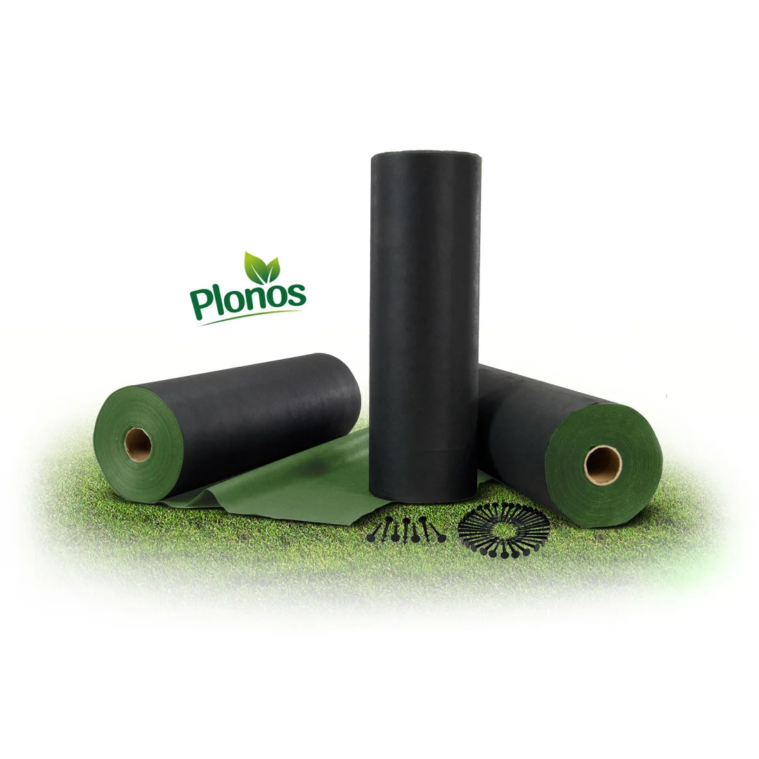 Vrtni agrotekstil 1,6 m x 50 m 90 g/m2 + 100 Plonos iglica - crni i zeleni_11