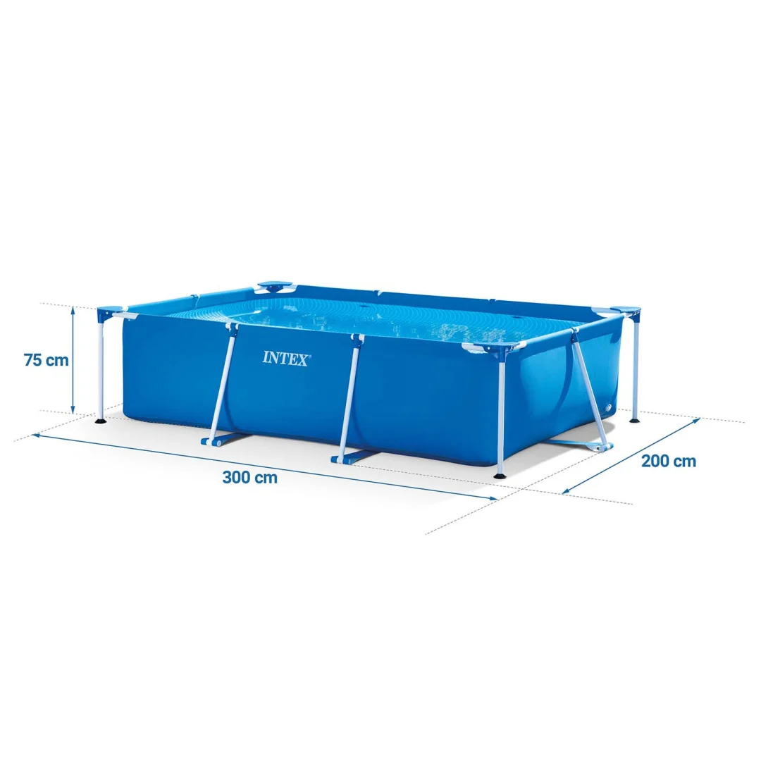 Vrtni bazen s okvirom 300 x 200 x 75 cm 15-u-1 INTEX 28272, plava, var. 28272-15W1SET_4