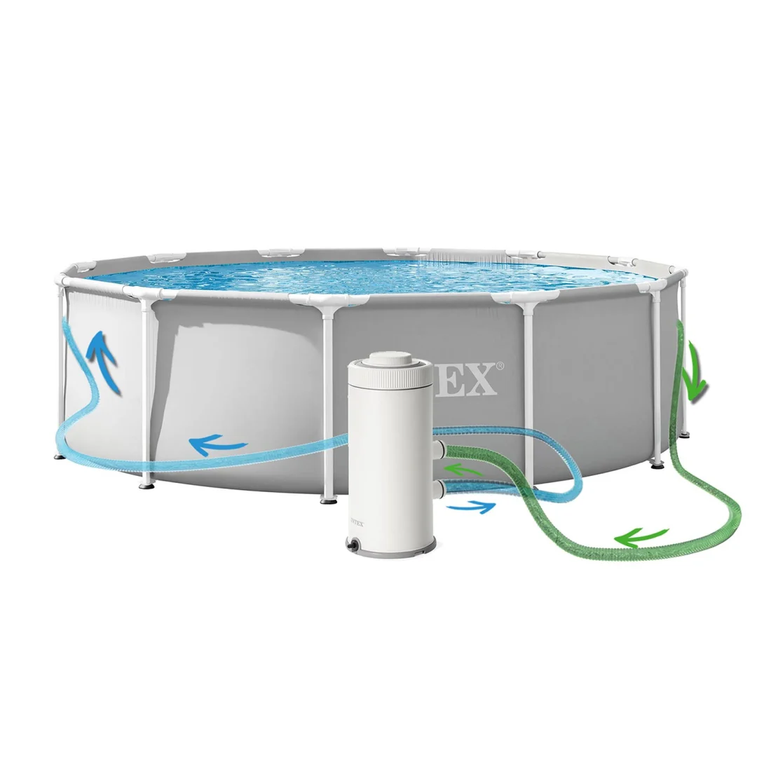 Vrtni bazen s okvirom 366 x 99 cm 10-u-1 INTEX 26716ND_2