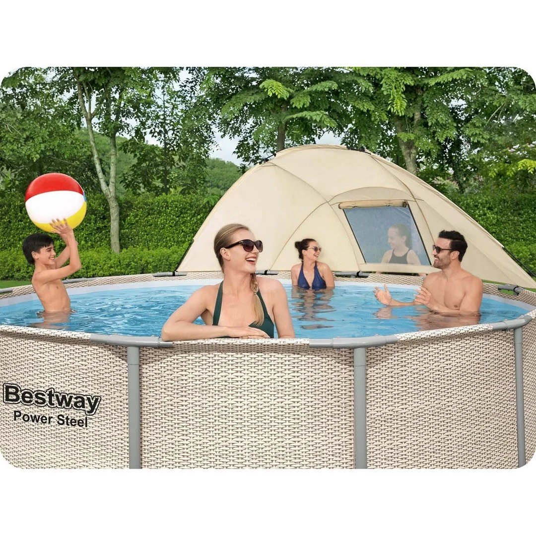 Vrtni bazen s okvirom 396 x 107 cm 13-u-1 Bestway 5614V_3
