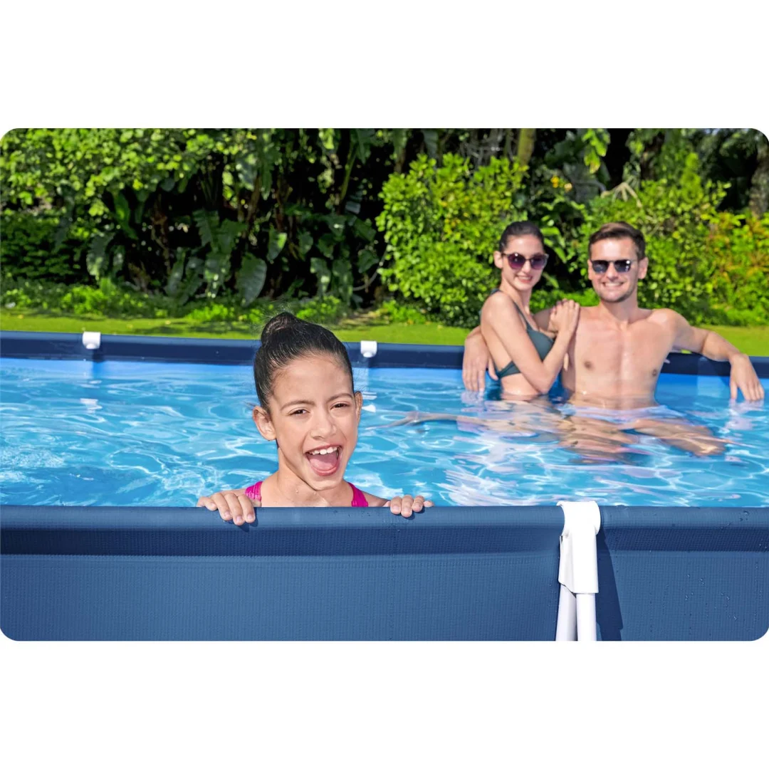 Vrtni bazen s okvirom 400 x 211 x 81 cm 15-u-1 Bestway 56405N_2