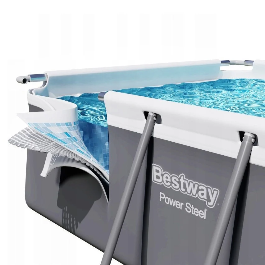 Vrtni bazen s okvirom 404 x 201 x 100 cm 11 u 1 Bestway 56441_3