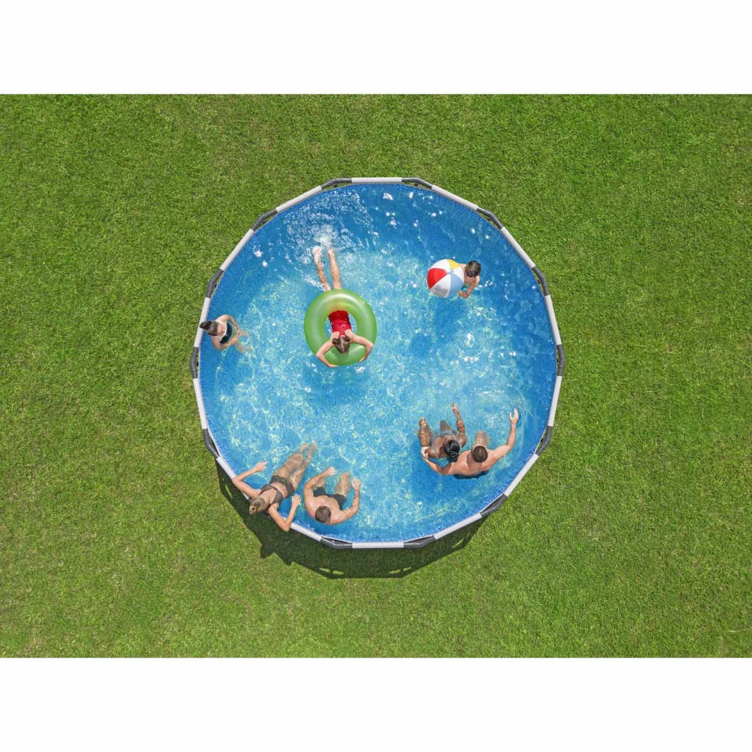 Vrtni bazen s okvirom 427 x 122 cm 19-u-1 Bestway 5612X_2