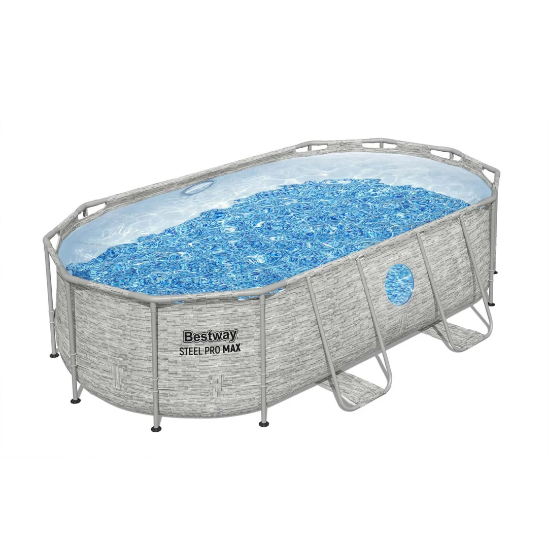 Vrtni bazen s okvirom 427 x 250 x 100 cm 12-u-1 Bestway 56714N_4