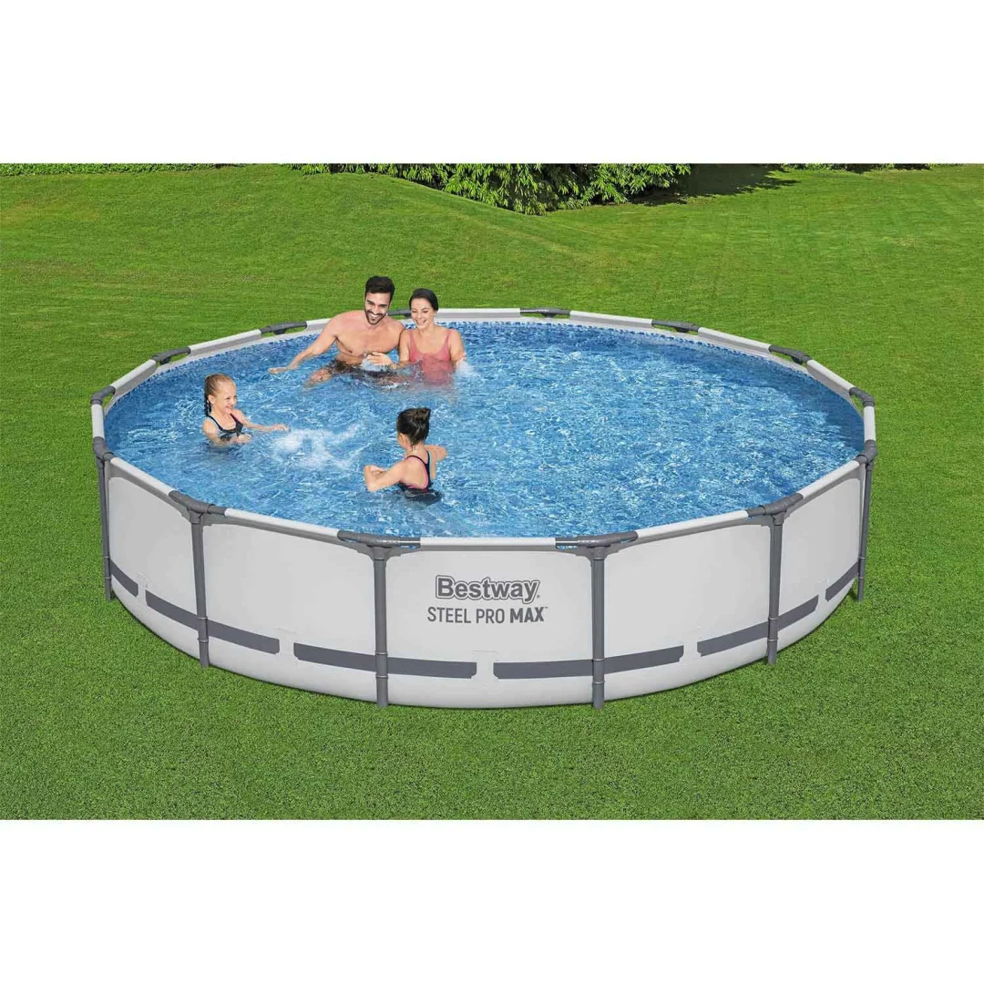 Vrtni bazen s okvirom 427 x 84 cm 17-u-1 Bestway 56595 + stroj za mjehuriće BESPLATNO_5