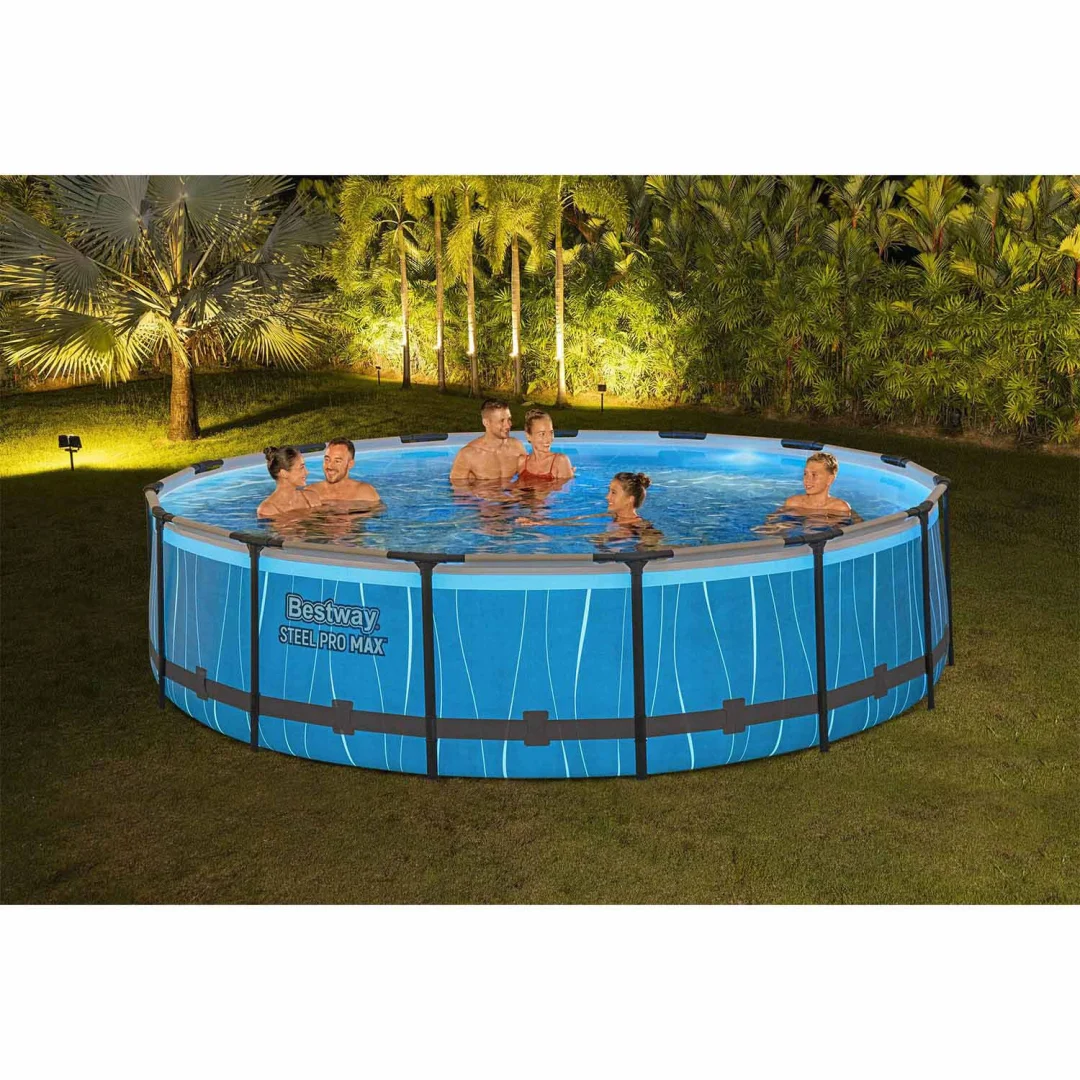 Vrtni bazen s okvirom 457 x 107 cm 13-u-1 Bestway 561GD_2