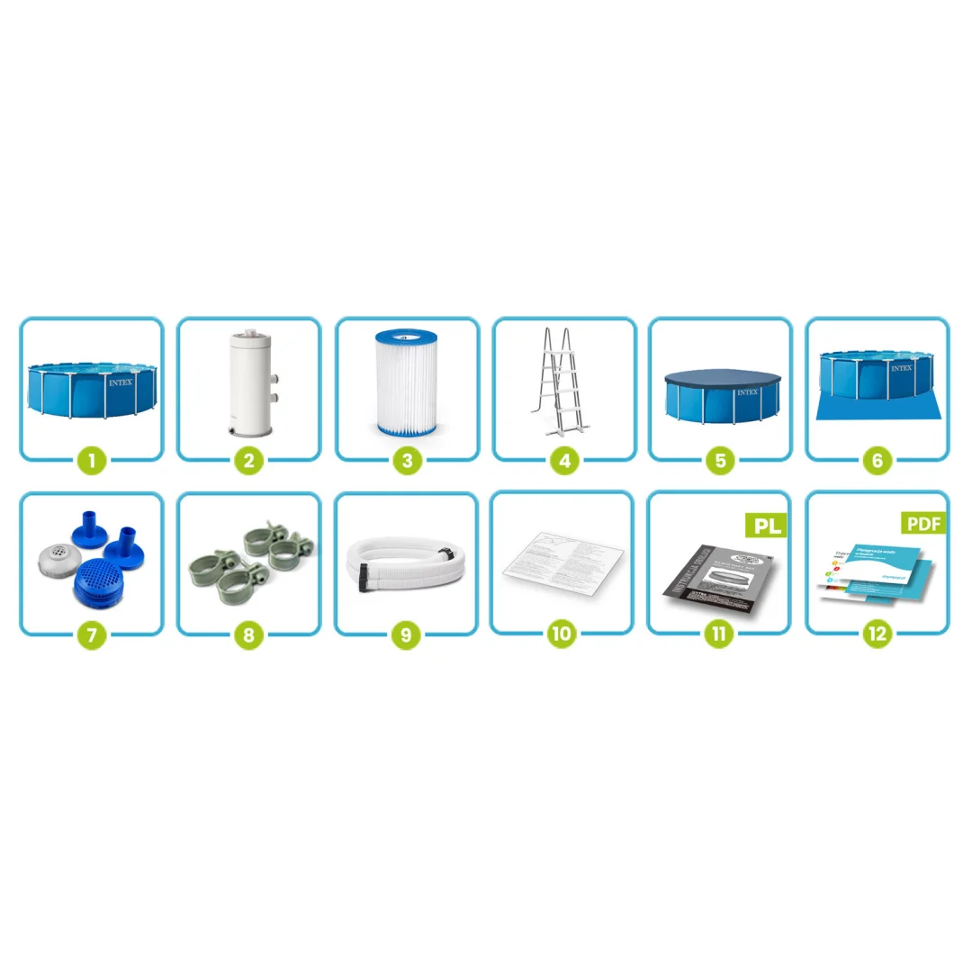 Vrtni bazen s okvirom 457 x 122 cm 12-u-1 INTEX 28242ND_8