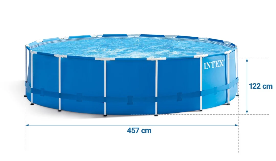 Vrtni bazen s okvirom 457 x 122 cm 12 u 1 INTEX 28242_5