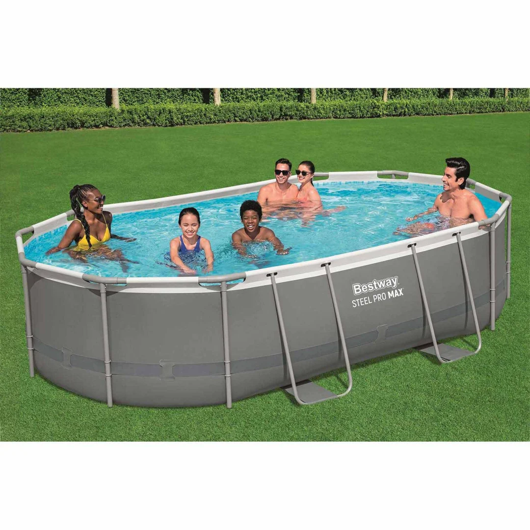 Vrtni bazen s okvirom 488 x 305 x 107 cm 18-u-1 Bestway 56448 + stroj za mjehuriće BESPLATNO_5