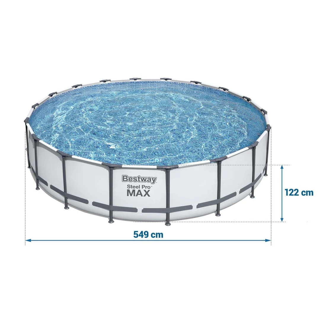 Vrtni bazen s okvirom 549 x 122 cm 18-u-1 Bestway 56462, plava, var. 56462-17W1B_6