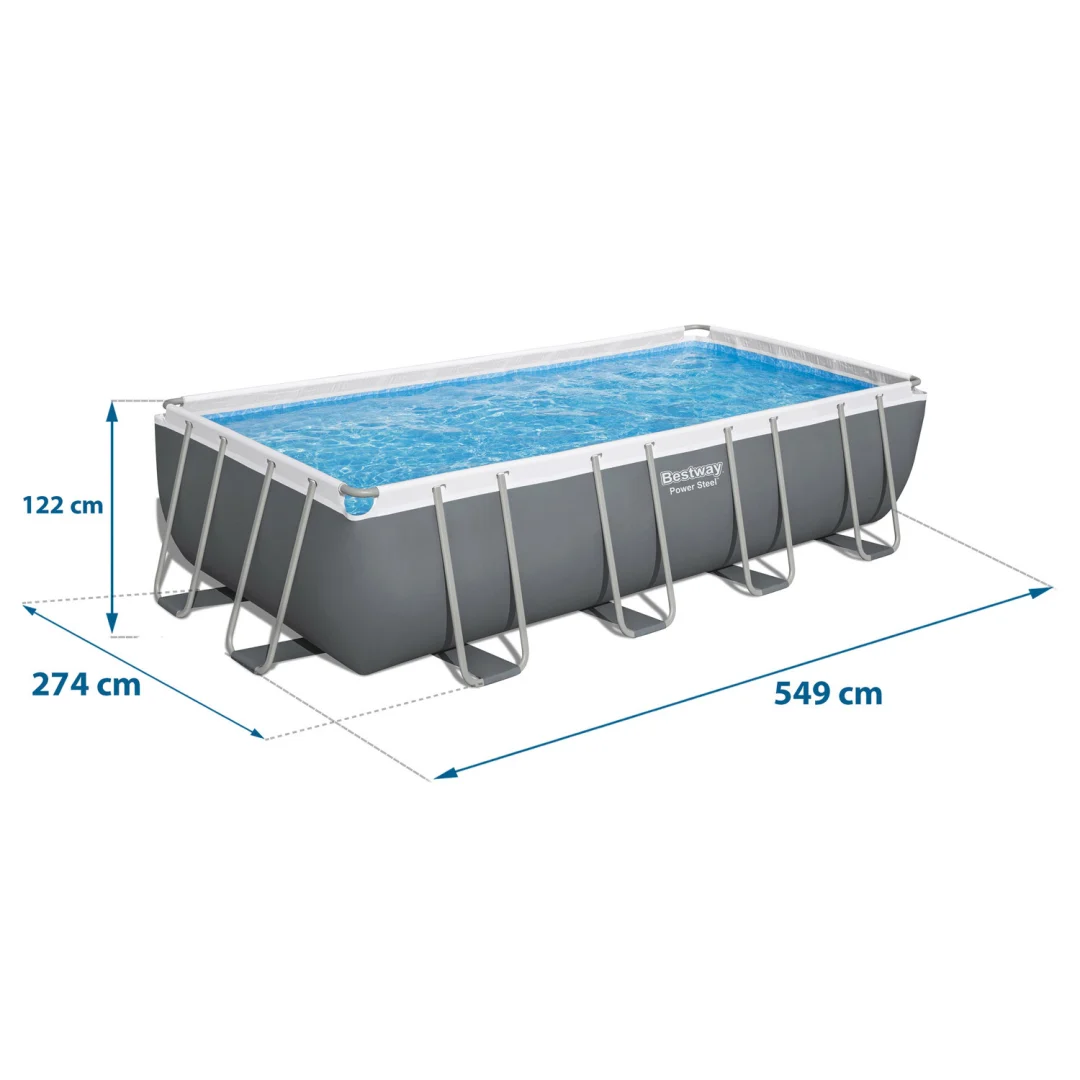 Vrtni bazen s okvirom 549 x 274 x 122 cm 17-u-1 Bestway 56465_7