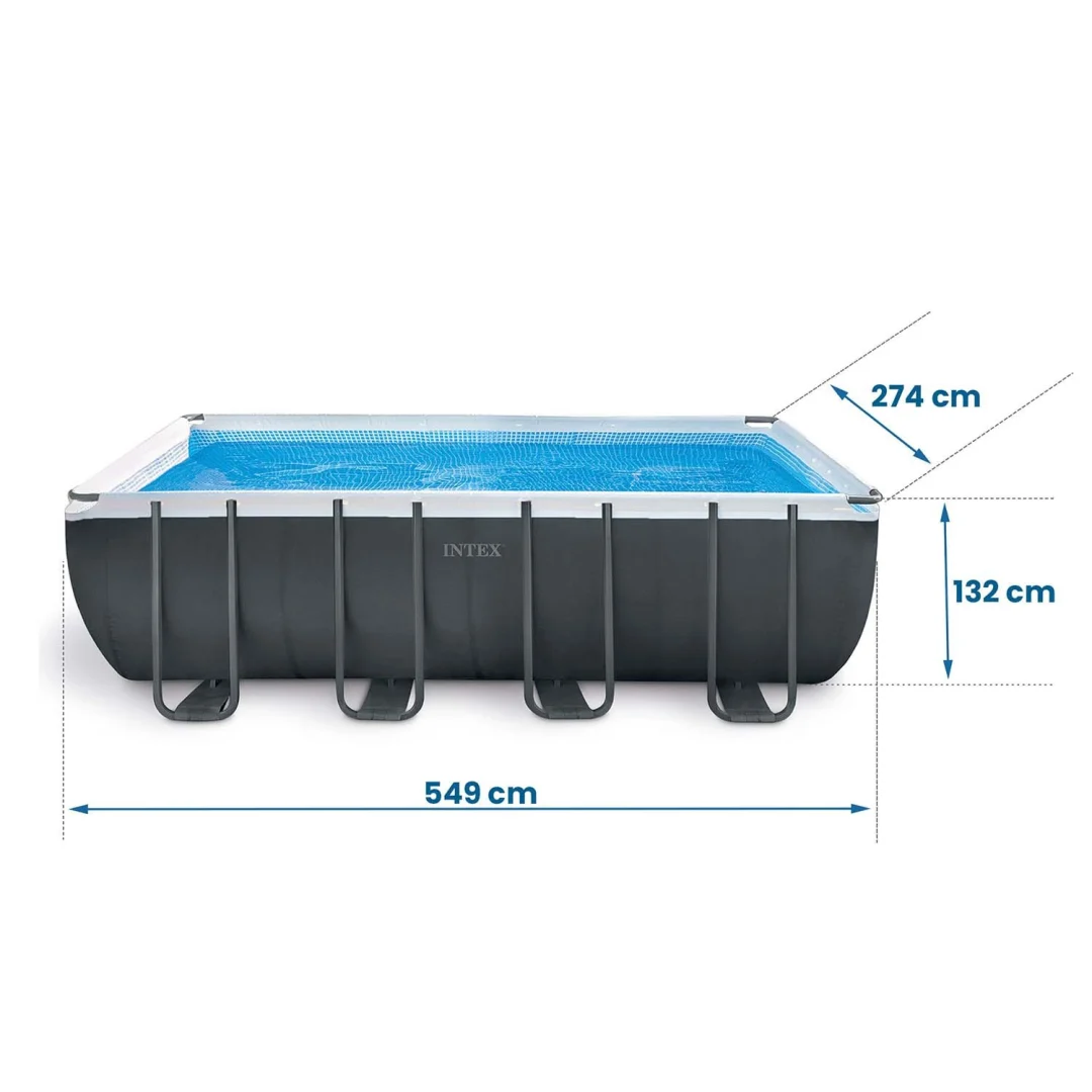 Vrtni bazen s okvirom 549 x 274 x 132 cm 21 u 1 INTEX 26356_8