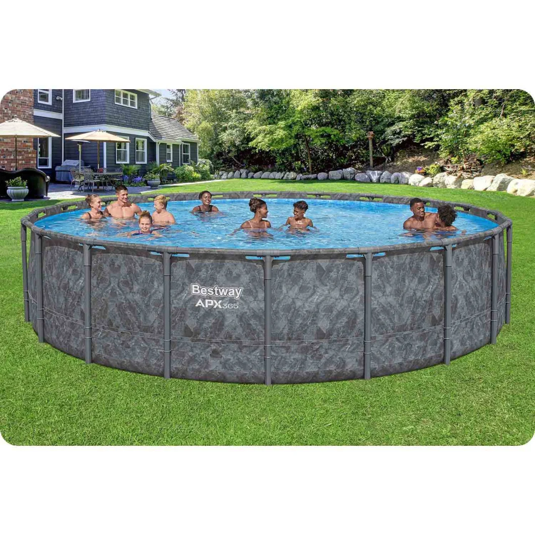 Vrtni bazen s okvirom 610 x 132 cm 11-u-1 Bestway 561KE_2