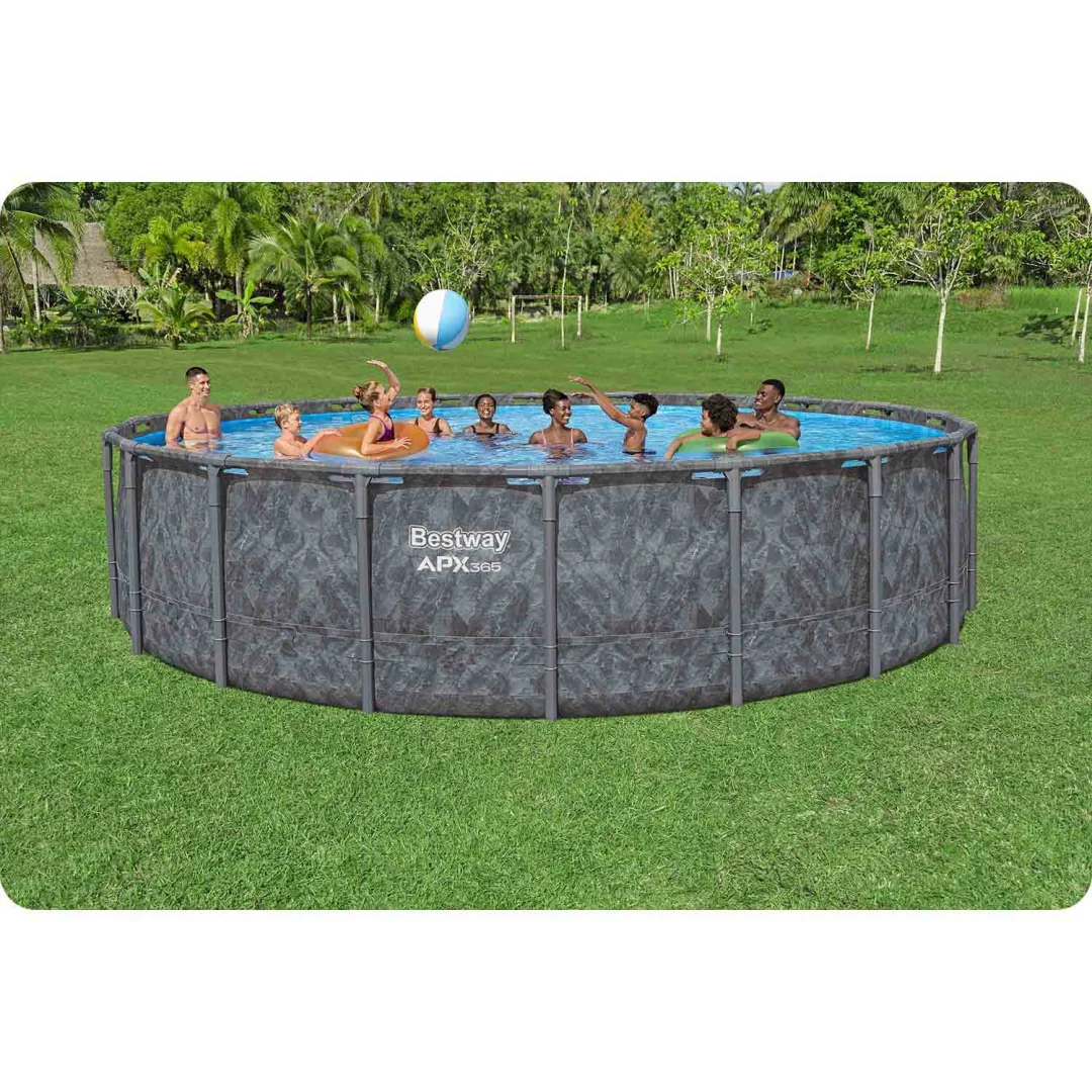 Vrtni bazen s okvirom 610 x 132 cm 11-u-1 Bestway 561KE_5