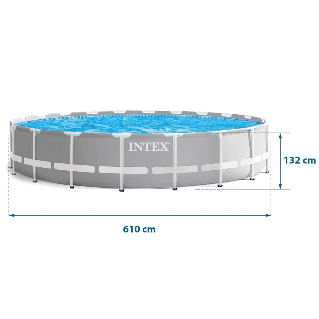 Vrtni bazen s okvirom 610 x 132 cm 21-u-1 INTEX 26756 + BESPLATNI skuter_10