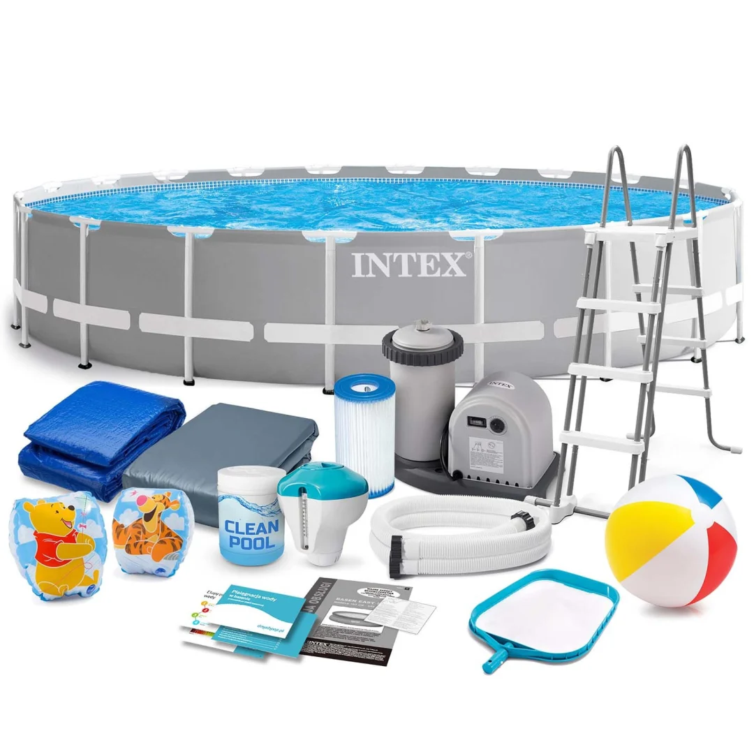 Vrtni bazen s okvirom 610 x 132 cm 21-u-1 INTEX 26756 + BESPLATNI skuter_11
