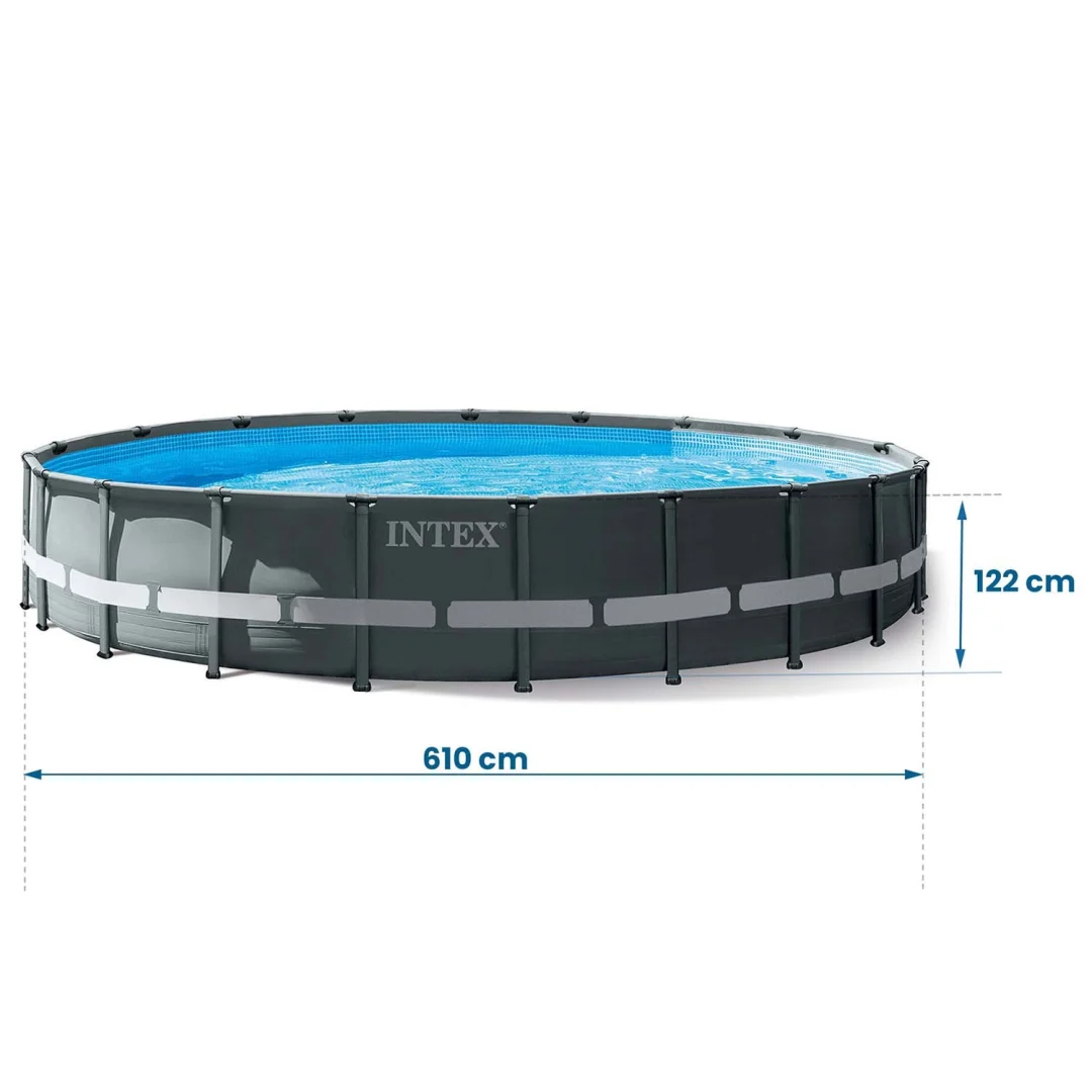Vrtni bazen s okvirom 610x122cm 20u1 INTEX 26334 + GRATIS skuter_12