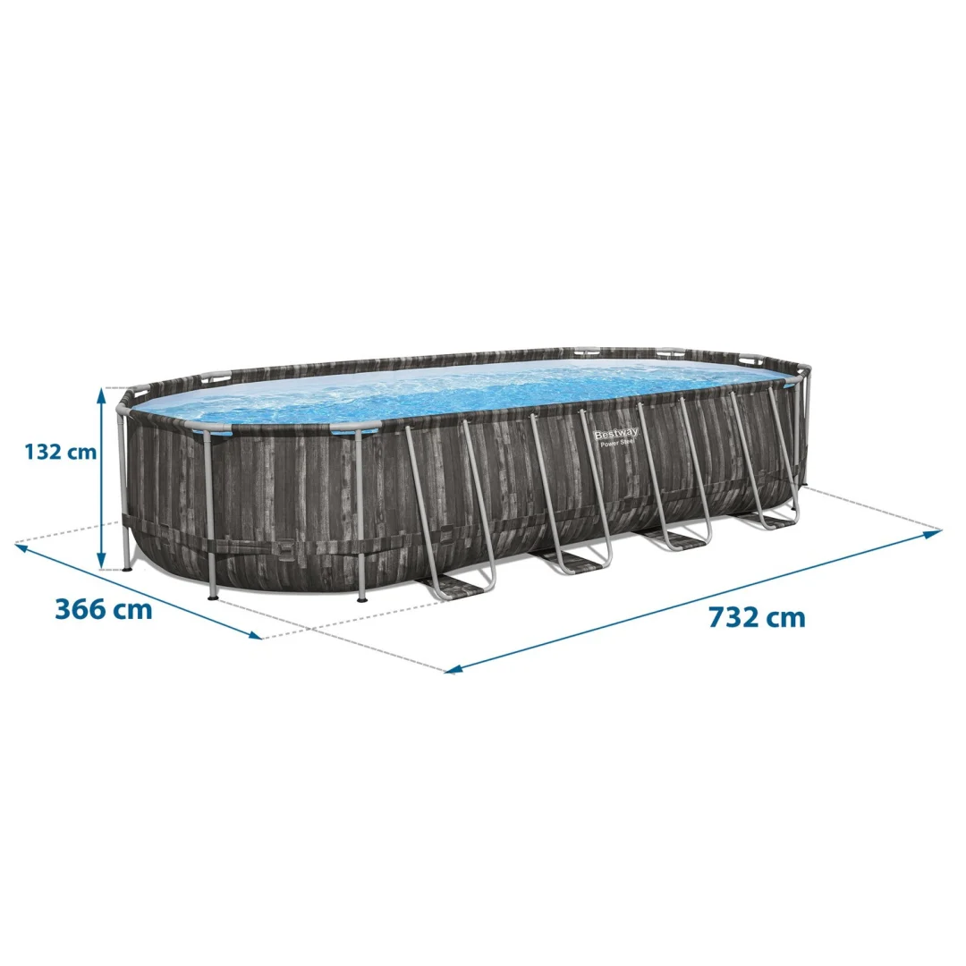 Vrtni bazen s okvirom 732 x 366 x 132 cm 10-u-1 Bestway 561ES_6
