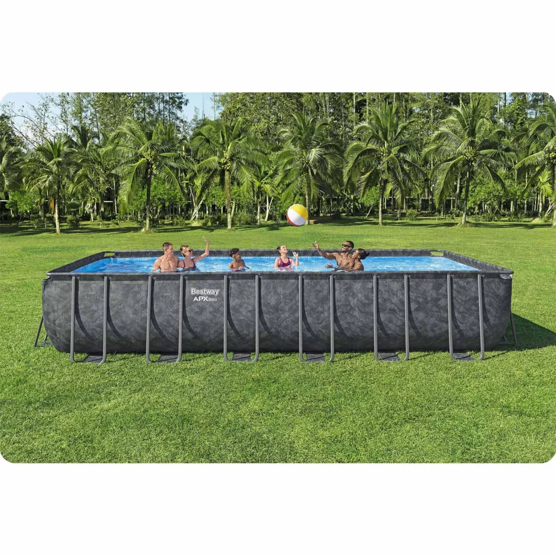 Vrtni bazen s okvirom 732 x 366 x 132 cm 11 u 1 Bestway 561 kg_2