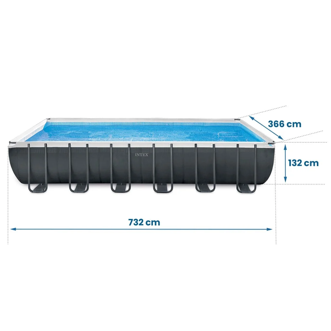Vrtni bazen s okvirom 732 x 366 x 132 cm 18 u 1 INTEX 26364_4