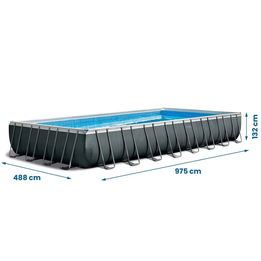 Vrtni bazen s okvirom 975 x 488 x 132 cm 22-u-1 INTEX 26378 + GRATIS skuter_10