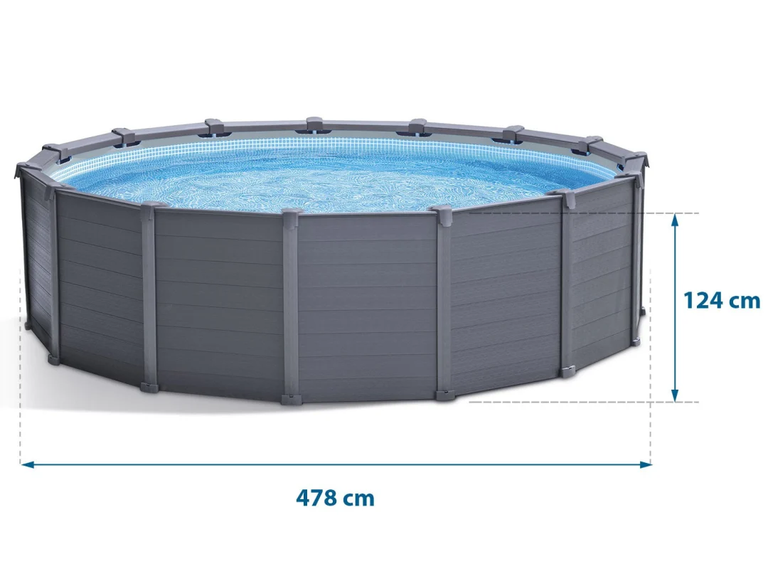 Vrtni bazen s panelima 478 x 124 cm 18 u 1 INTEX 26384_4